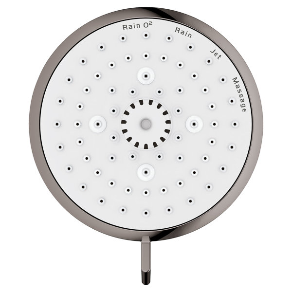 GROHE Tempesta Fixed 4Setting Shower Head Rain O2 Rain Massage Jet Settings & Reviews Wayfair